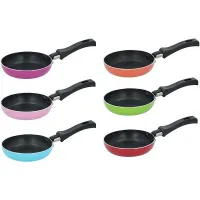 Mini koekenpan-gourmet pan 12 cm effen aan de buitenkant